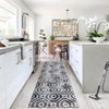 Modern Geometric Area Rug, Pearl Velvet Polyester, Washable, Non-Slip, Foldable for Hallway, Kitchen, Entryway & Office - 2 of 4