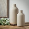 Sullivans 10.5" Matte Gray Bottle Vase, Ceramic - 3 of 4