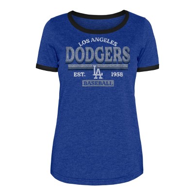 Mlb Los Angeles Dodgers Men's Short Sleeve Bi-blend T-shirt : Target