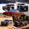 SUGIFT 1:14 Scale All Terrain RC Cars, 4WD Off-Road RC Truck for Snow & Sand & Mud, Waterproof Remote Control Car with Dual Shells & LED Lights - 2 of 4