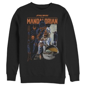 Men's Star Wars The Mandalorian Din Djarin Schematics Sweatshirt - 1 of 4