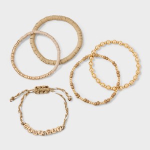 Game Day Bracelet Set 5pc - Wild Fable™ - 1 of 4