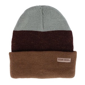 Clear Creek Men's Knit Tri-Color Winter Cuff Hat - 1 of 3