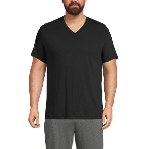 Lands' End Men's V-Neck Undershirt 3 Pack - 1 of 3