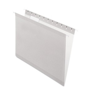 Pendaflex Reinforced Hanging Folders 1/5 Tab Letter Gray 25/Box 415215GRA - 1 of 4