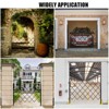 61" H x 71" W Single Folding Security Gate – Steel Expandable Accordion Door, 360° Rolling Barricade, Scissor Gate with Padlock for Entryways - 3 of 4