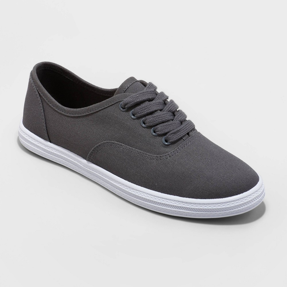 Women's Lunea Lace-Up Sneakers - Universal Thread™ Charcoal Gray 8