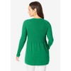 Jessica London Women's Plus Size Ribbed Baby Doll Tunic Sweater - 3 of 4
