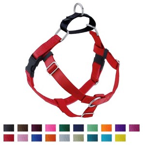 2 Hounds Design Freedom No-Pull Dog Harness - Made in USA (1" Medium, Red) - 1 of 4
