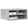 Aghana Digitals Concrete Gray Engineered Wood Printer Stand with Storage Shelf, 19.3"x15.7"x8.9" - 4 of 4