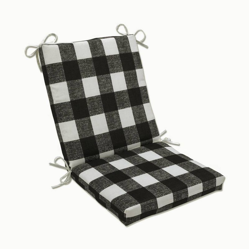 Anderson Squared Corners Outdoor Chair Cushion Black - Pillow Perfect, 1 of 6