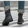 Santimon Men's Leather Lace Up Ankle Work Boots Non-Slip Hiking Boot Grey - 4 of 4