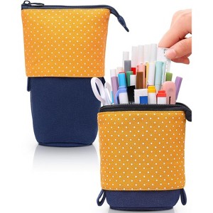 Fmeida Standing Pencil Case, Cute Stand up Pencil Pouch, Telescopic Pen Pouch, Portable Pencil Holder, Kawaii Stand up Pencil Case - 1 of 4