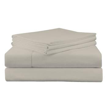 Pointehaven Super Heavy Weight 200 GSM 100% Soft Cotton Printed or Solid Flannel Deep Pocket Sheet Set