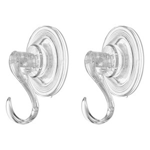 Unique Bargains Waterproof Reusable Vacuum Suction Cup Hooks and Hangers - 1 of 3