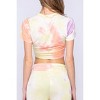 Women's Tie Dye Crop Top - Skylar + Madison - 2 of 2
