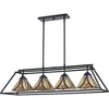 Quoizel Lighting Asheville 4 - Light Island Pendant Light in  Valiant Bronze - 2 of 4
