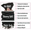 Jessie's Wig 20-26 Inch Grade S Deep Wave Hair Bulk 95g For Thin Hair Deep Wave #1b Natural Black 1Pcs/Pack - 4 of 4