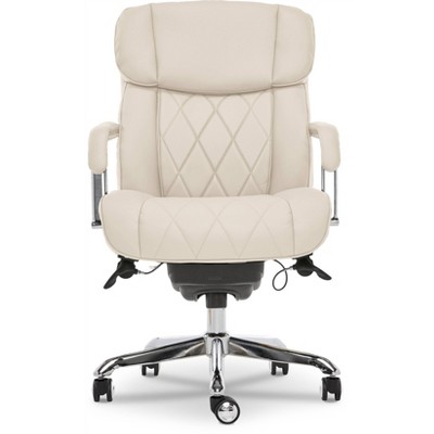 Sutherland Quilted Leather Office Chair With Padded Arms Ivory - La-z-boy: Ergonomic, Adjustable, Swivel, Wood Composite Frame : Target Sutherland Quilted Leather Office Chair With Padded Arms Ivory - La-z-boy: Ergonomic, Adjustable, Swivel, Wood Composite Frame : Target