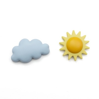 2pk Fridge Magnets Clouds - Bullseye's Playground™