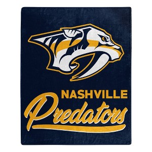 NHL Nashville Predators 50 x 60 Raschel Throw Blanket - 1 of 3