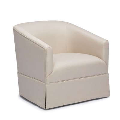 NicBex Polyester Swivel Accent Chair,Upholstered Swivel Living Room Chairs with Curved Backrest,Modern Armchair,Accent Chairs for Living Room