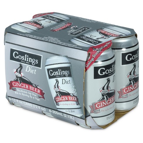 Gosling Diet Ginger Beer 6pk 12 Fl Oz Cans Target