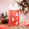 Juvale 36-Pack Bulk Snowman Christmas Gift Bags, 5 x 8.7 x 3 Inches Christmas Goody Bags for Kids, Holiday Party Favor - 2 of 4