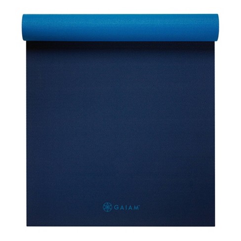 Gaiam Longer wider Yoga Mat Blue 6mm Target