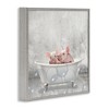 Stupell Industries Baby Piglets Bath Time Framed Giclee Art, Gray, 24" x 24" - 2 of 4