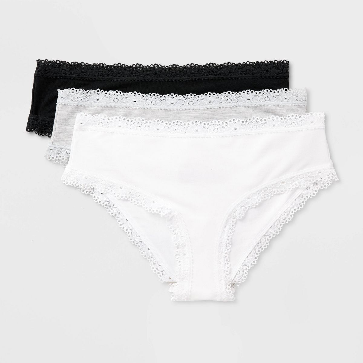 Women's 3pk Cloud Knit Cheeky Underwear - Auden™