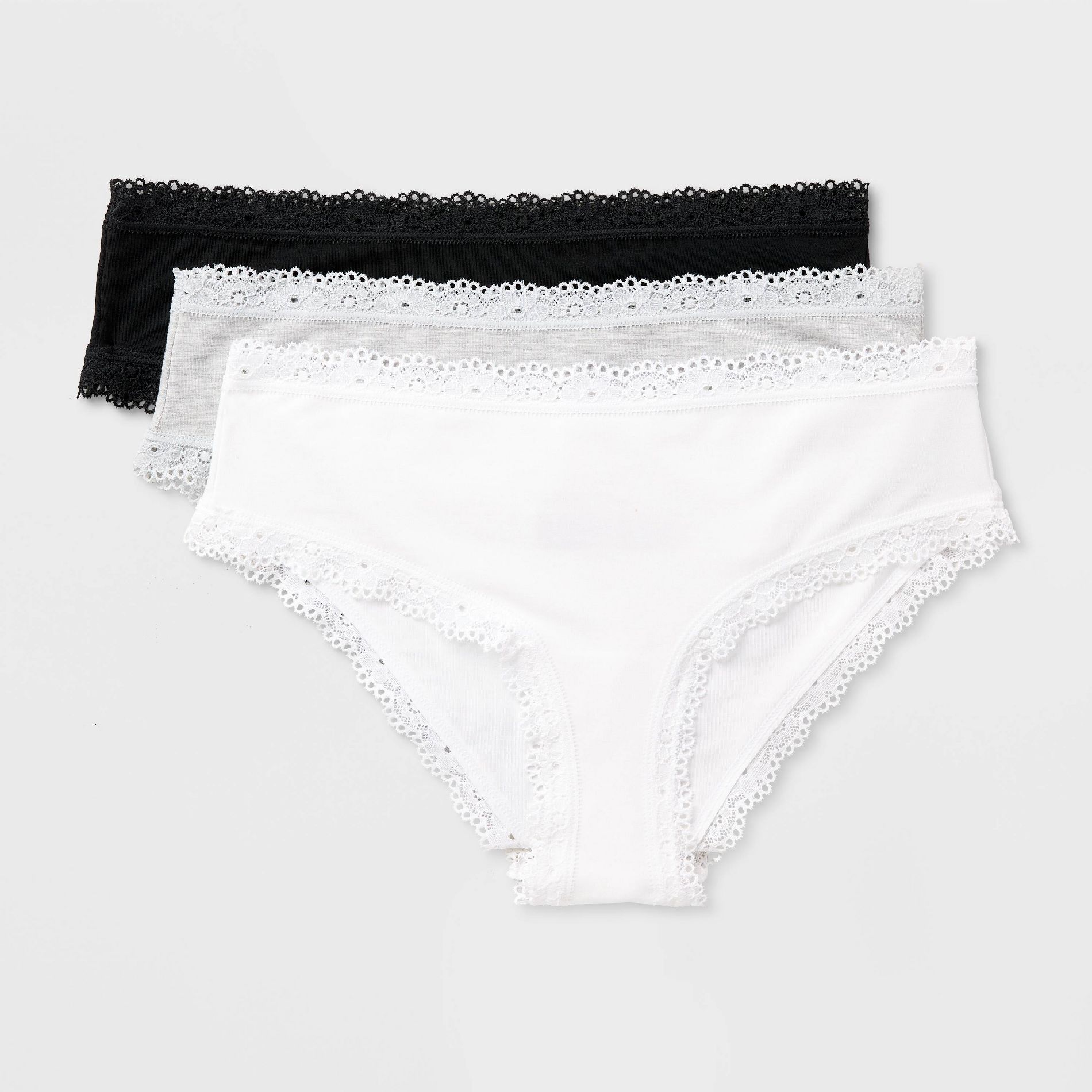 Women's 3pk Cloud Knit Cheeky Underwear - Auden™