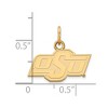 Black Bow Jewelry 10k Yellow Gold Oklahoma State Cowboys NCAA Extra Small Pendant - 2 of 3