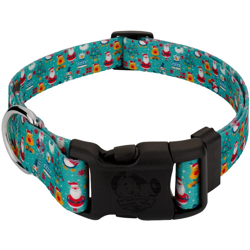 Country Brook Petz Deluxe Santa & Friends Dog Collar - Made In The U.S.A, 1 of 8