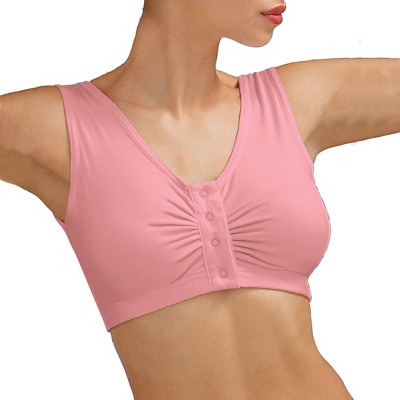 Snap Front Bra (Nude X-Large 42-44)