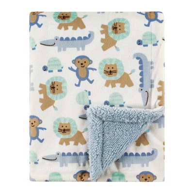 Luvable Friends Baby Coral Fleece Blanket - Gray Plaid, Super Soft & Cozy, 30 X 40 Inches - View #11