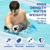 Sunlite Sports EVA Foam Water Dumbbells – Set of 2 for Pool Exercise, Aqua Therapy & Aerobics, Lightweight, Durable, and Easy to Grip - 4 of 4