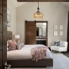 Rattan Shade Pendant Light,3-Lights Boho Chandelier,Ceiling Light Fixture -The Pop Home - 4 of 4