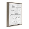 Stupell Industries Love Not Perfect Inspirational Romance, 18" x 18" - 3 of 4