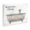 Stupell Industries Never Outgrow Bubbles Dog Tub Wall Plaque Art - 2 of 4