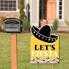 Big Dot of Happiness Let's Fiesta - Party Decorations - Fiesta Welcome Yard Sign - 2 of 4