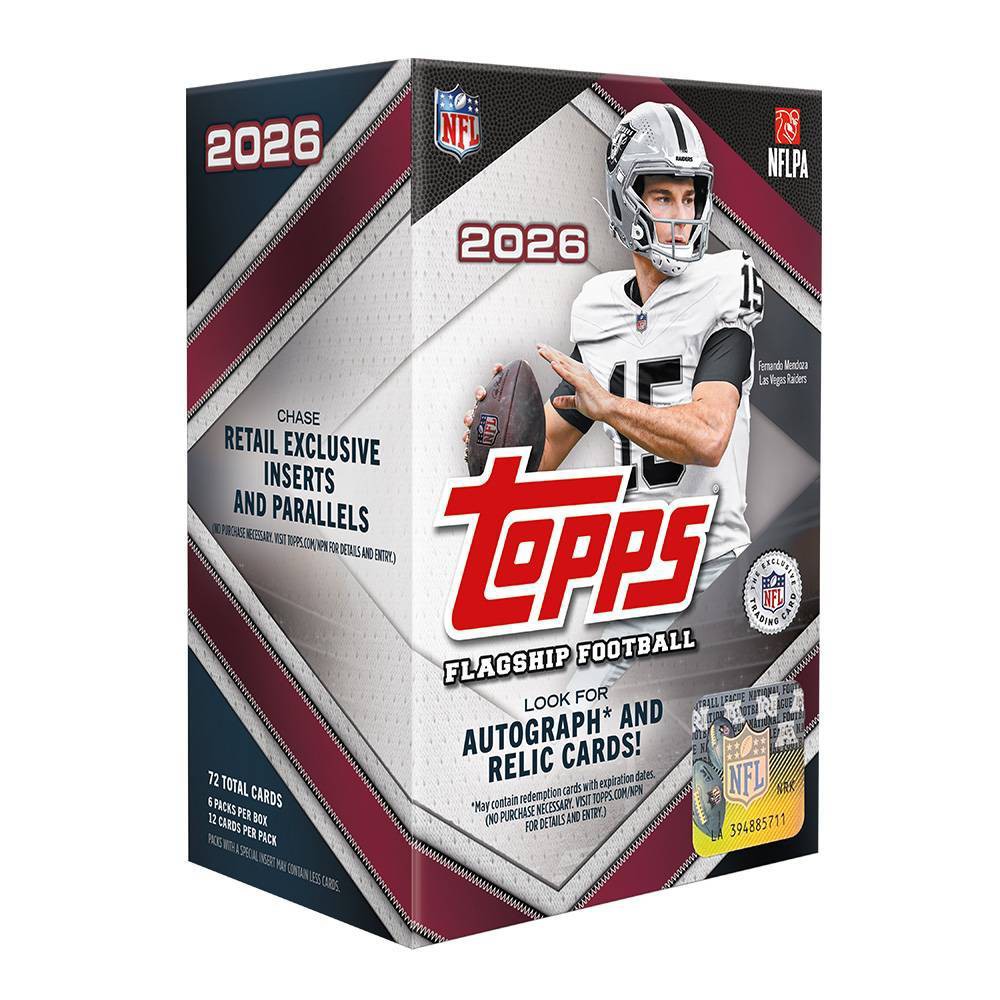 2026 Topps NFL Flagship Football Trading Card Value Box