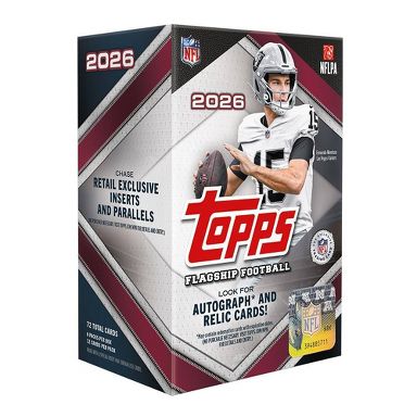 2026 Topps NFL Flagship Football Trading Card Value Box