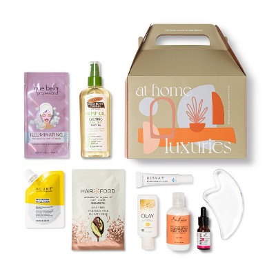 At-Home Luxuries Beauty Sample Box Gift Set - Target Beauty Capsule - 9pc