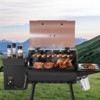 VEVOR Wood Pellet Grill Smoker, 8 in 1 BBQ Grills for Outdoor Cooking, 456 Square Inches Cook Area Electric Grill, 500°F Max Temperature, Black - 2 of 4