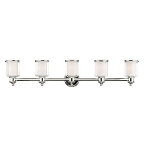 Livex Lighting Middlebush 5 - Light Vanity in  Polished Nickel - 1 of 1