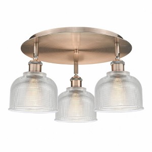 Dayton - 3 Light Flush Mount In Industrial Style-9 Inches Tall and 17.25 Inches Wide - 1 of 1