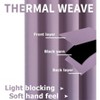 Kate Aurora 2 Piece 100% Hotel Thermal Blackout Lavender Grommet Top Curtain Panels - 4 of 4
