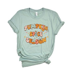 Simply Sage Market Women's Pumpkin Spice Season Colorful Short Sleeve Graphic Tee - 1 of 3