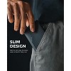 Card Holder Wallet with Double ID Windows RFID Blocking Pop Up Wallet Minimalist Design for 12 Cards, Black - 2 of 4